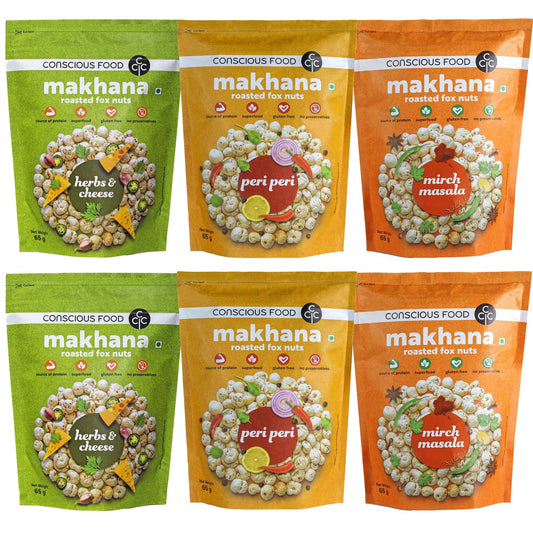 Flavoured Makhana - Pack of 6