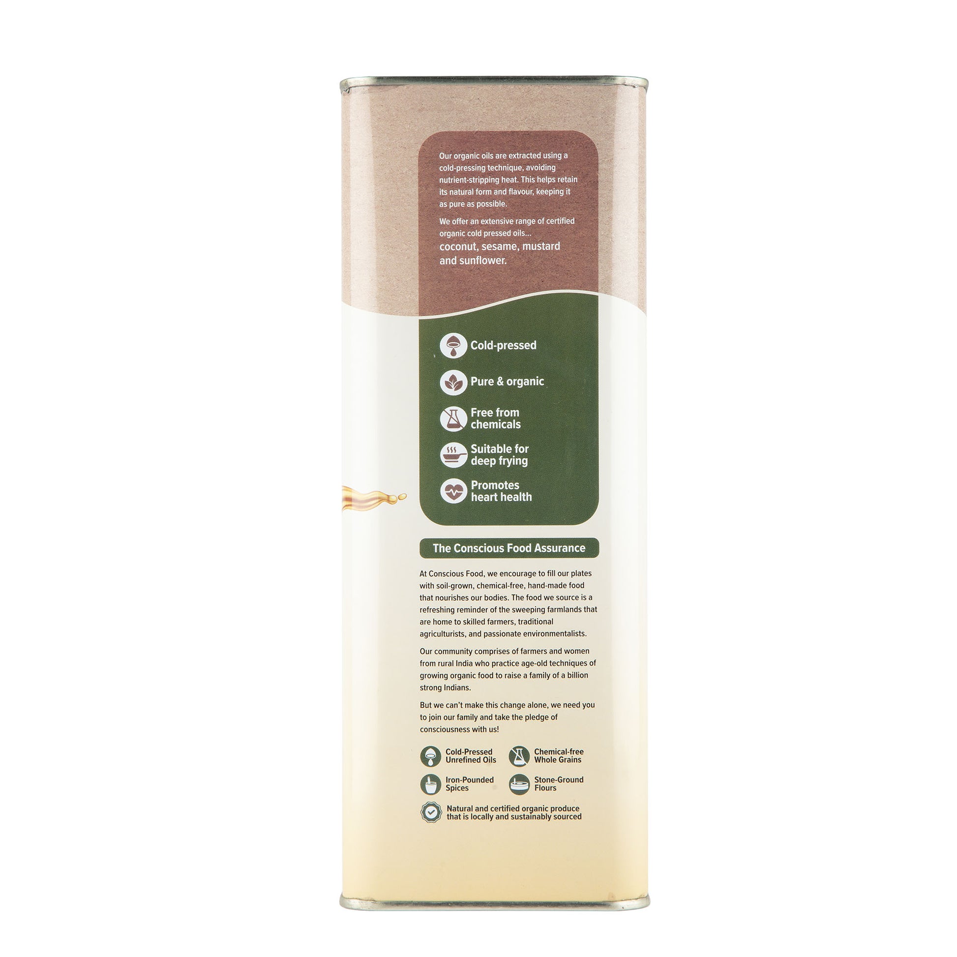 Peanut/Groundnut Oil - Conscious Food Pvt Ltd
