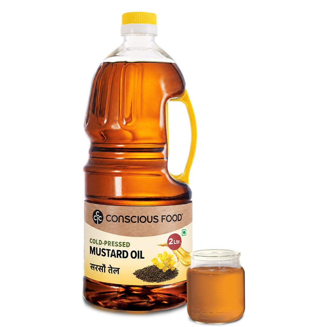 Mustard Oil - 2L - Mumbai Only - Conscious Food Pvt Ltd