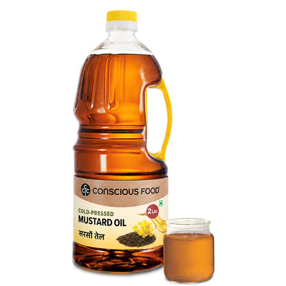 Mustard Oil - 2L - Mumbai Only - Conscious Food Pvt Ltd