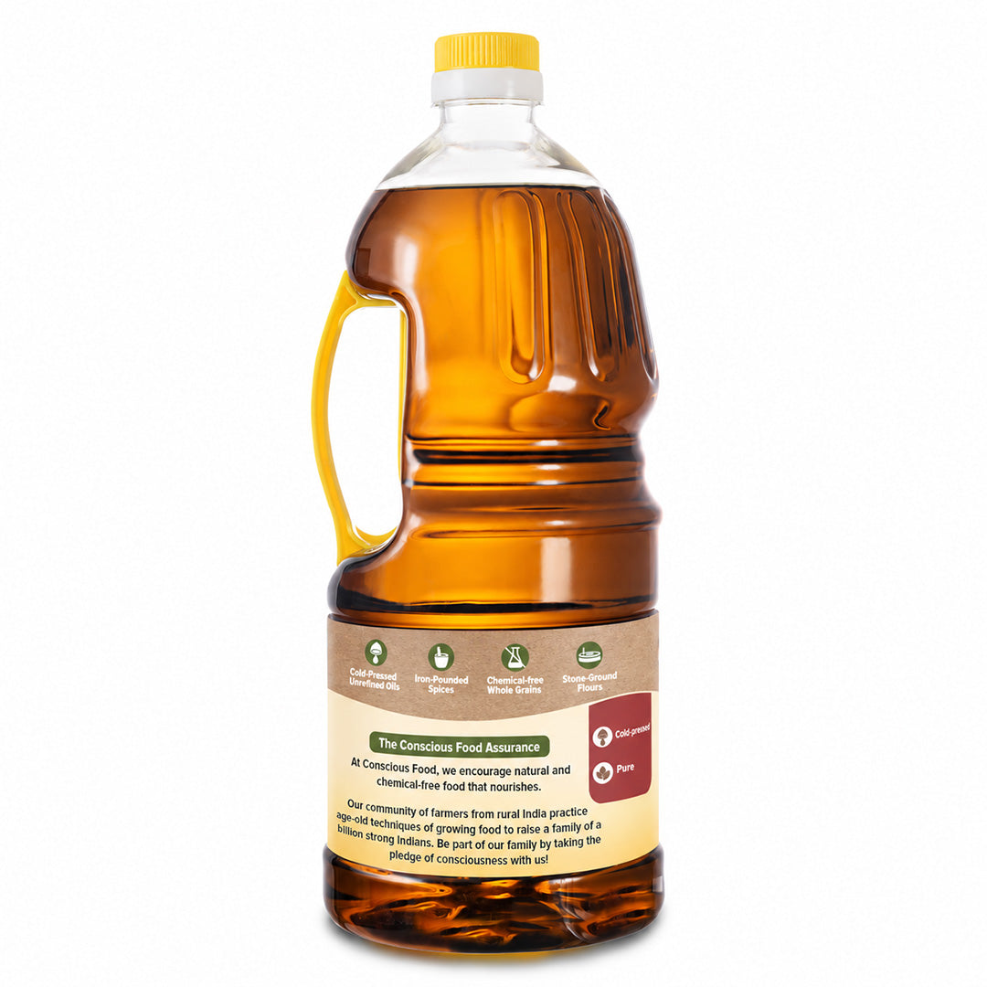 Mustard Oil - 2L - Mumbai Only - Conscious Food Pvt Ltd