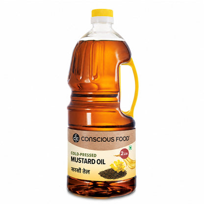 Mustard Oil - 2L - Mumbai Only - Conscious Food Pvt Ltd