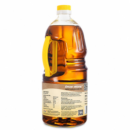 Mustard Oil - 2L - Mumbai Only - Conscious Food Pvt Ltd