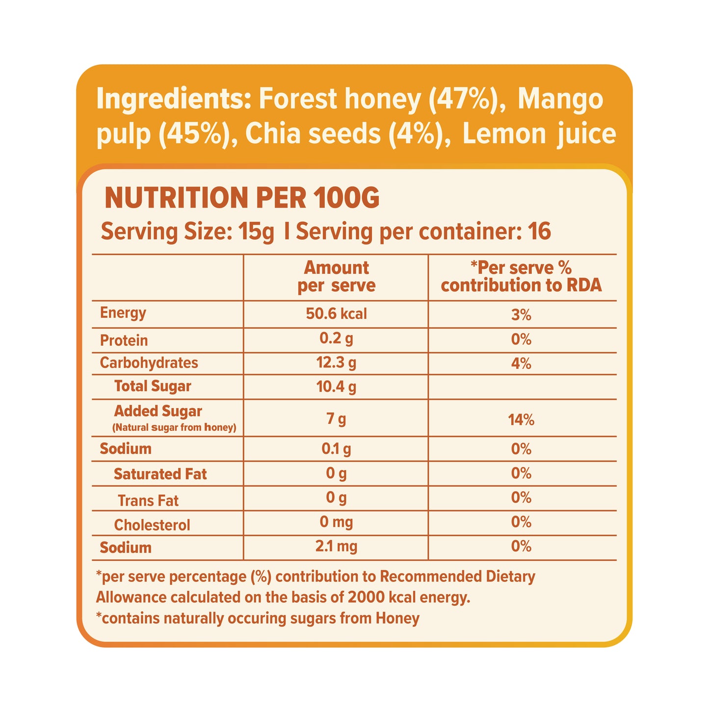 Mango Chia Jam