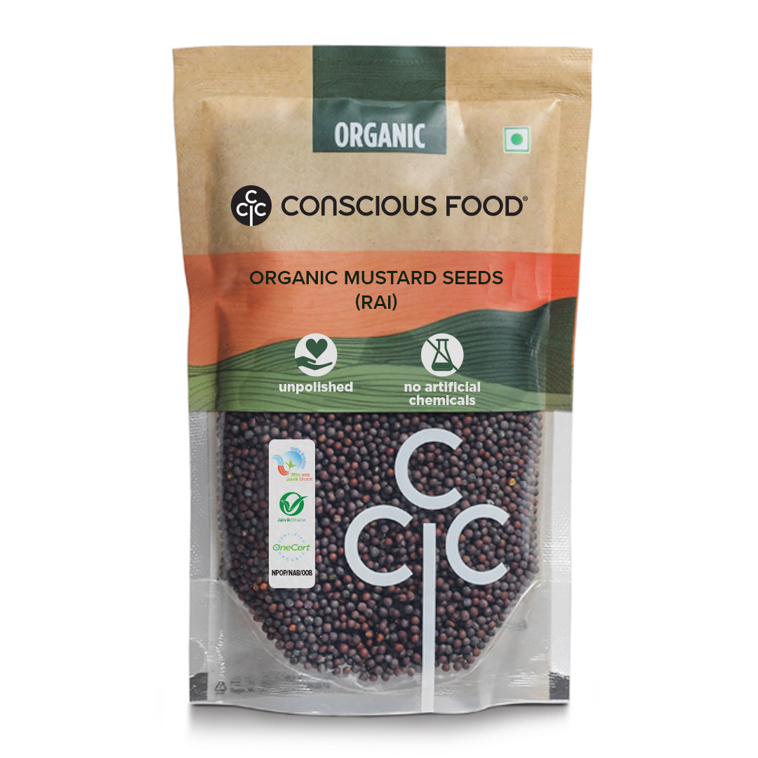 Rai / Mustard Seeds - Conscious Food Pvt Ltd