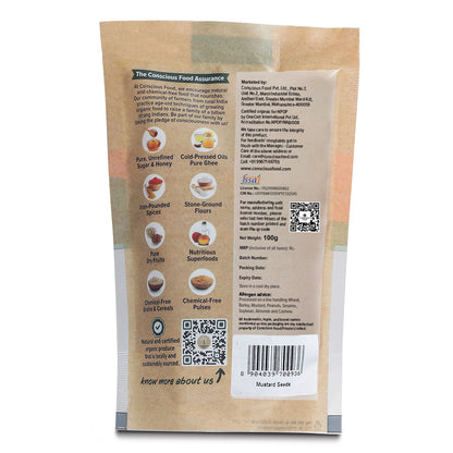 Rai / Mustard Seeds - Conscious Food Pvt Ltd