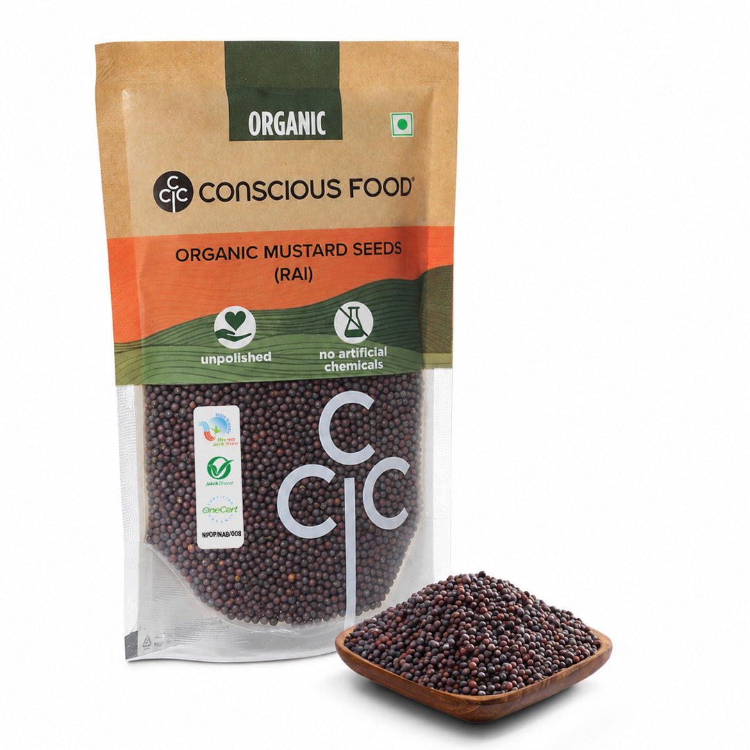 Rai / Mustard Seeds - Conscious Food Pvt Ltd