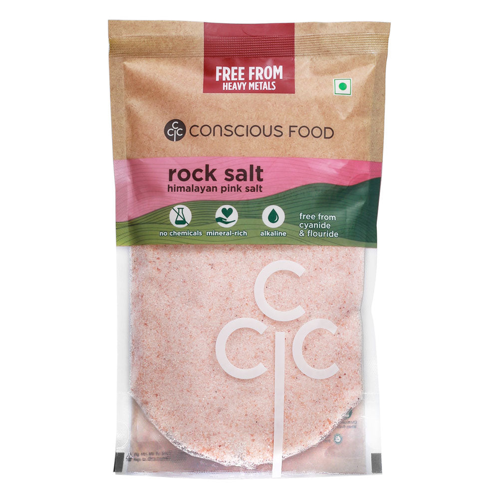 Pack of Raw Sugar & Himalayan Rock Salt - Conscious Food Pvt Ltd