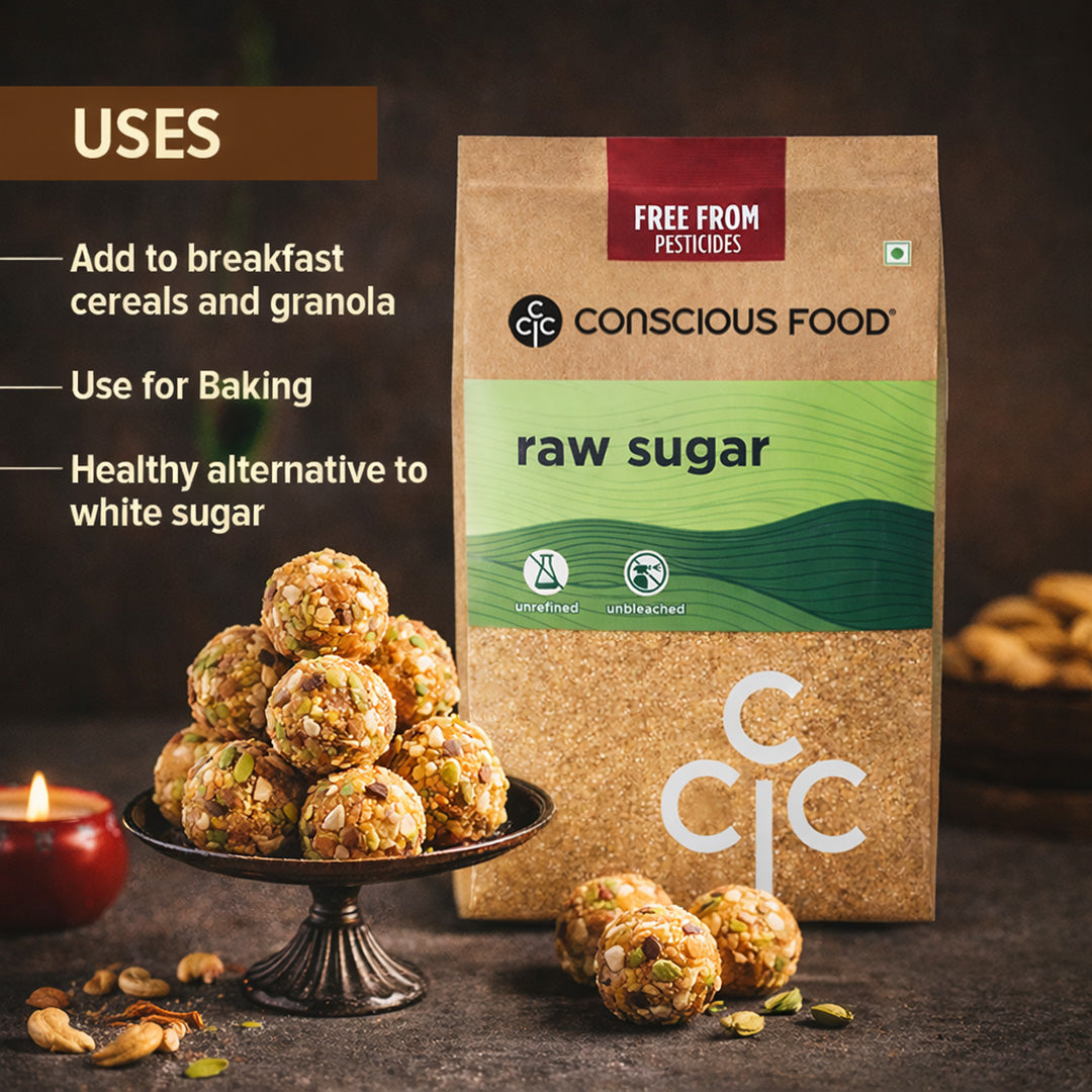 Raw Sugar Khandsari - Conscious Food Pvt Ltd