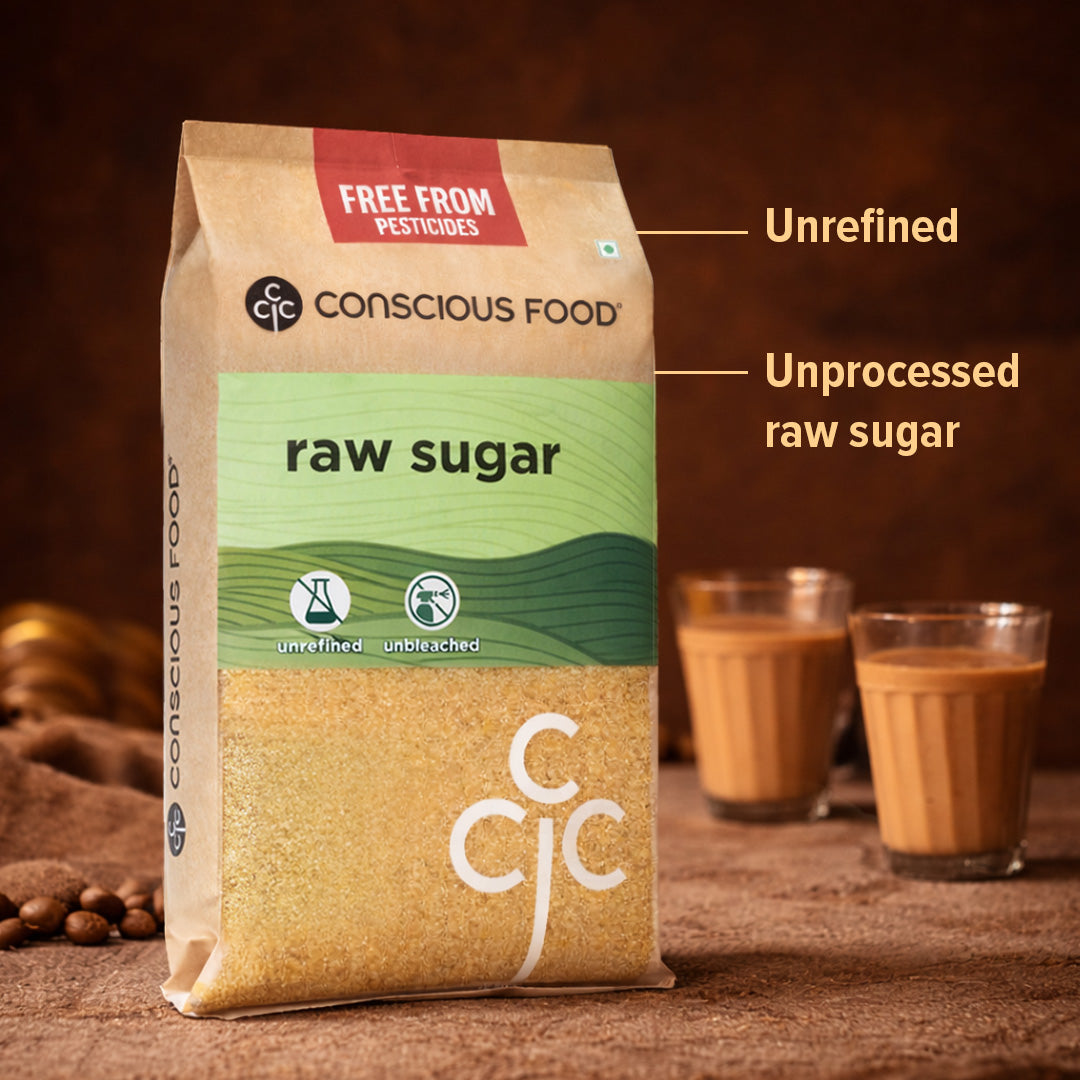 Raw Sugar Khandsari - Conscious Food Pvt Ltd