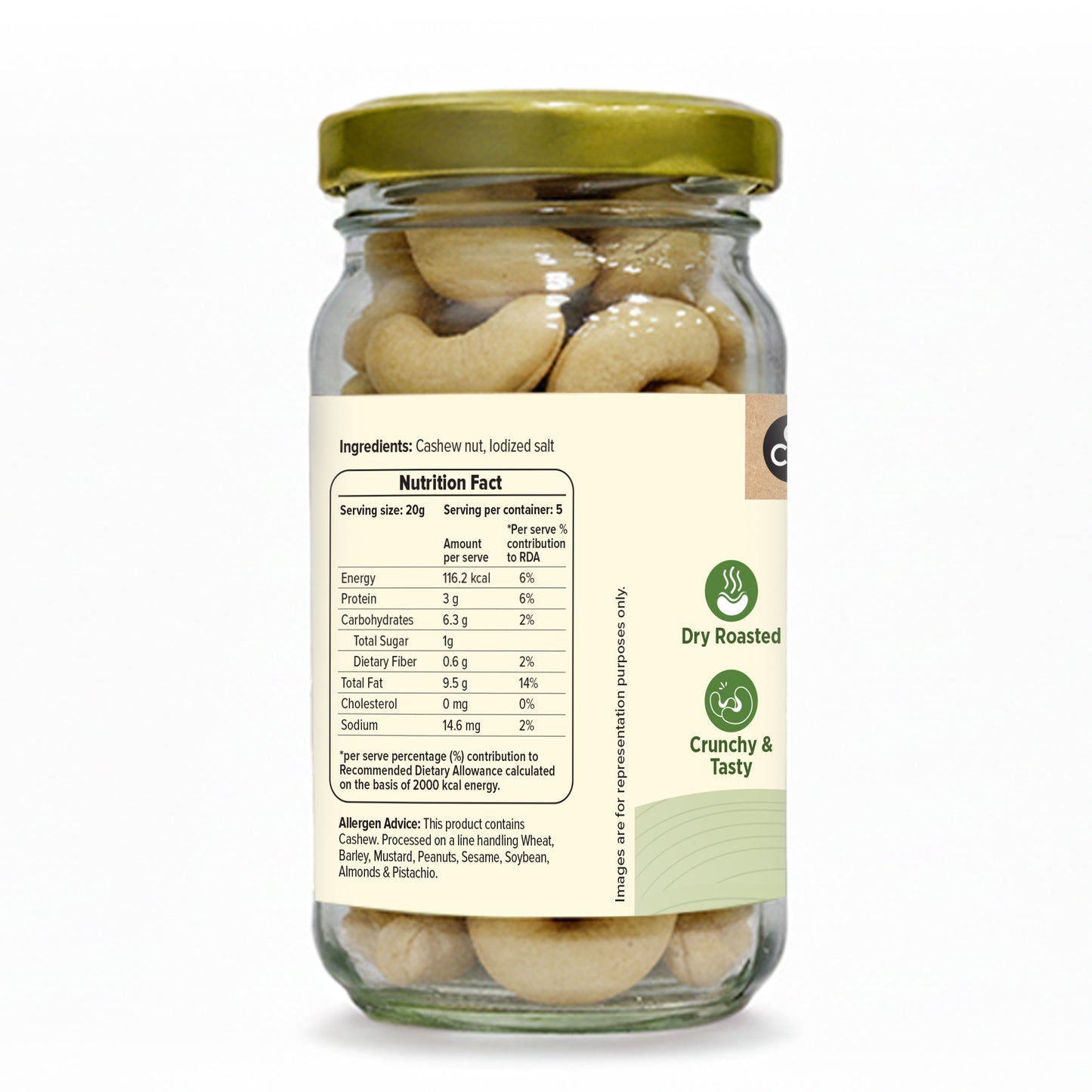 Salted Cashews & Almonds Bundle | Lightly Roasted, Ready-to-Eat Nuts