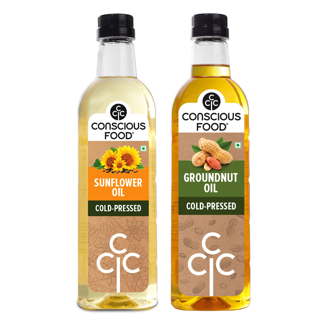 Pack of Sunflower Oil and Peanut Oil