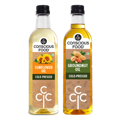 Pack of Sunflower Oil and Peanut Oil