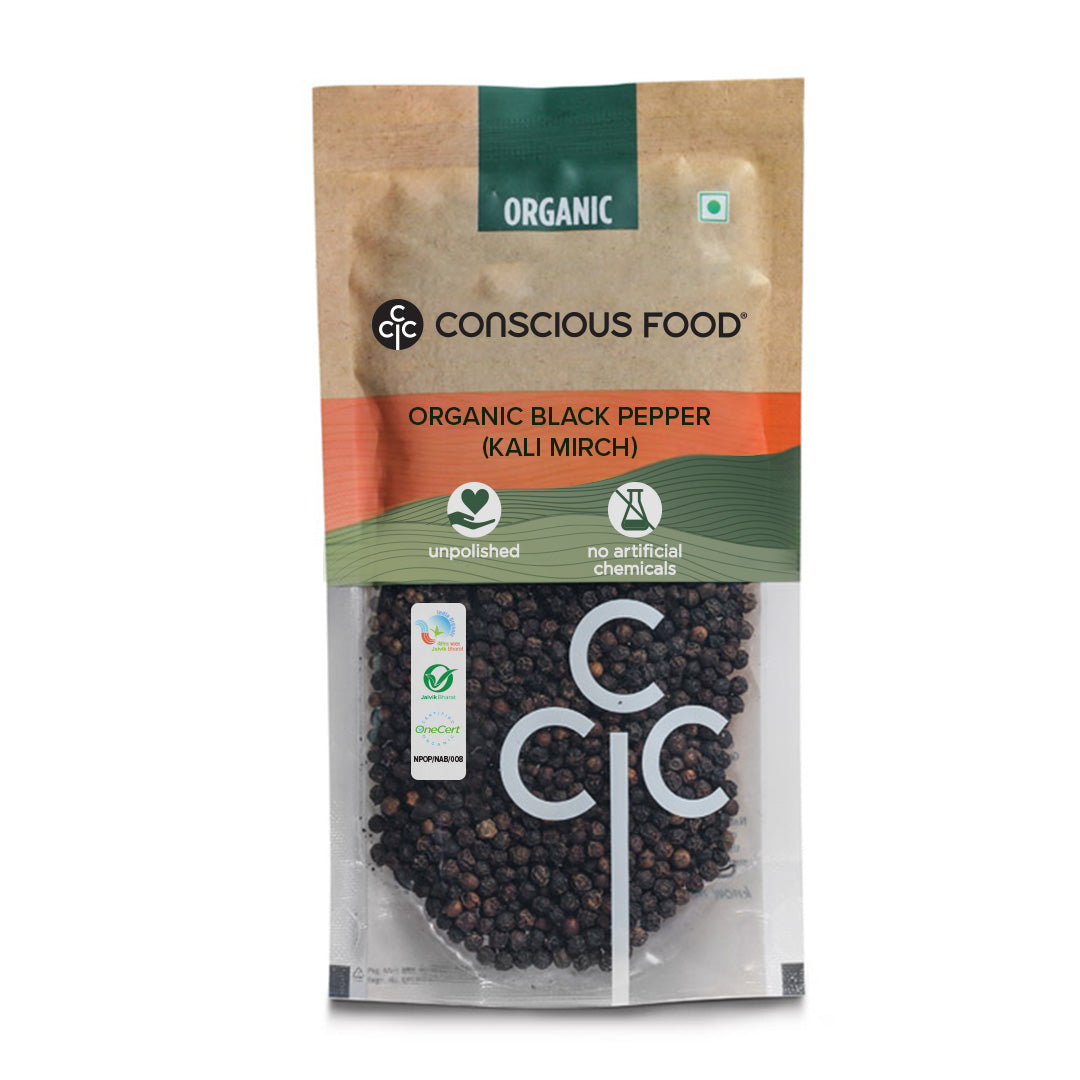 Kaali Mirch / Black Pepper - Conscious Food Pvt Ltd