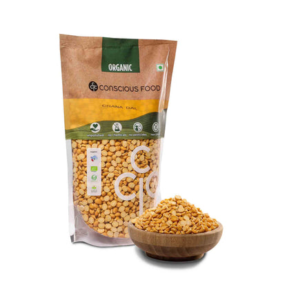 Chana Dal / Split Bengal Gram - Conscious Food Pvt Ltd