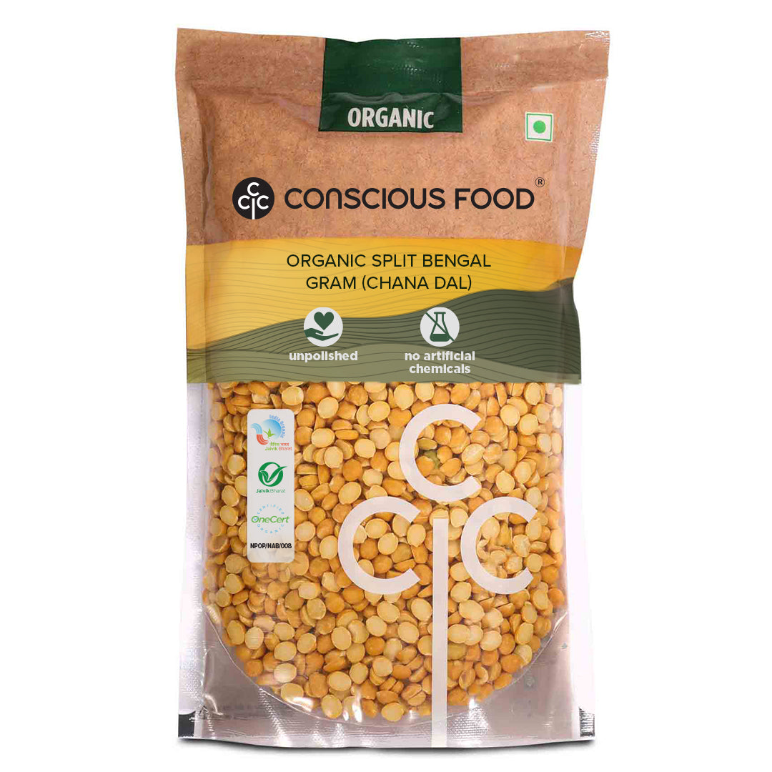 Chana Dal / Split Bengal Gram - Conscious Food Pvt Ltd