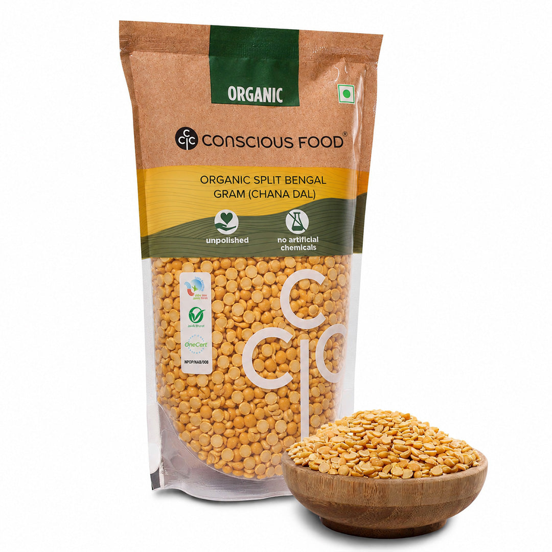 Chana Dal / Split Bengal Gram - Conscious Food Pvt Ltd