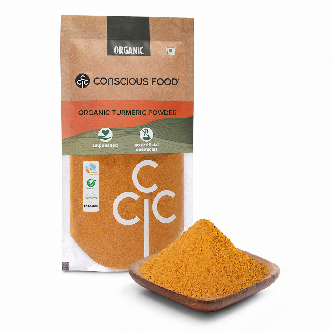 Haldi / Turmeric Powder - 100g - Conscious Food Pvt Ltd