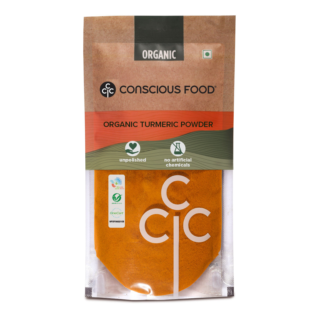 Haldi / Turmeric Powder - 100g - Conscious Food Pvt Ltd