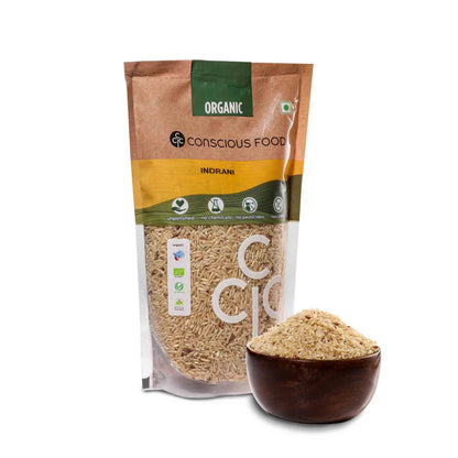 Brown Rice (Indrani) - Conscious Food Pvt Ltd
