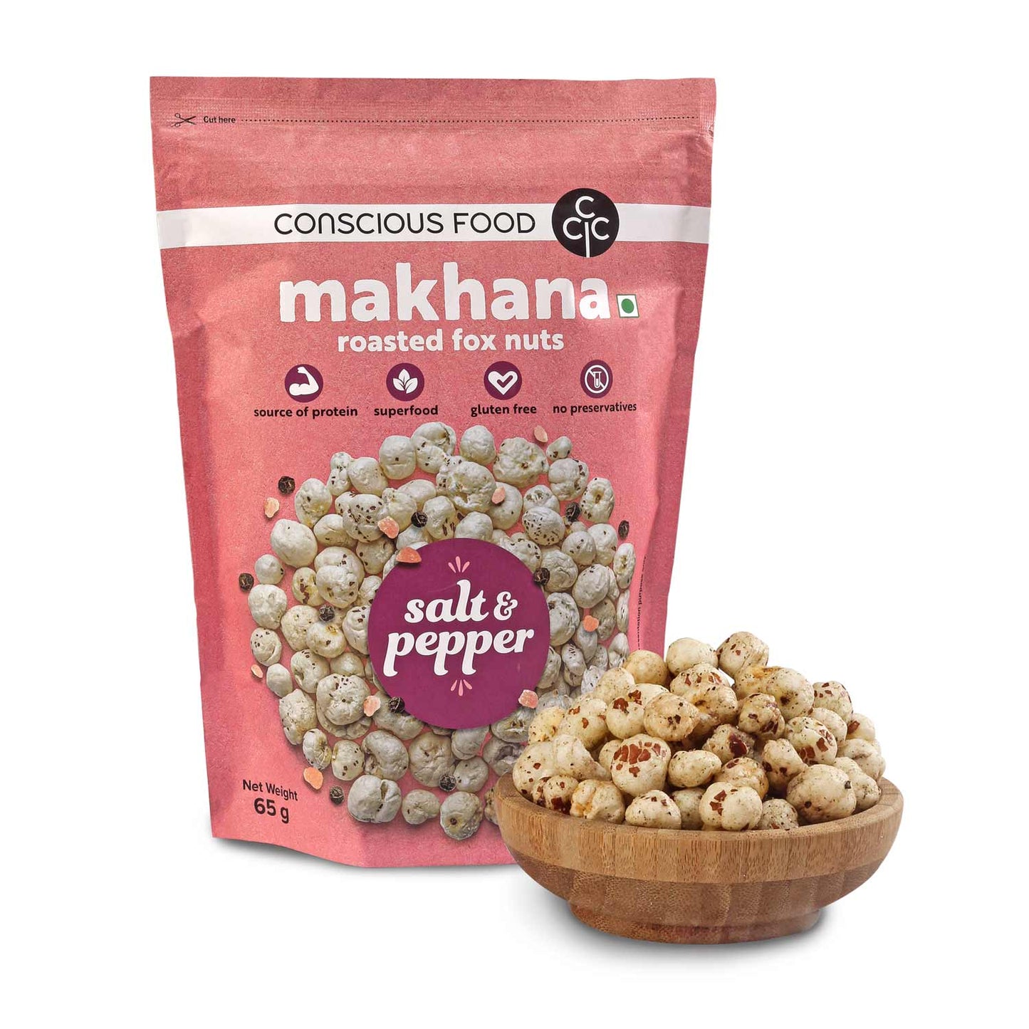 Salt and Pepper Makhana