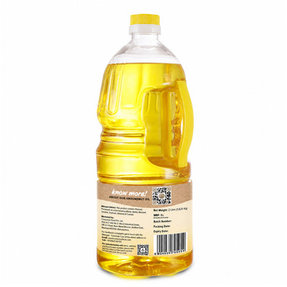 Peanut/Groundnut Oil - 2L - Mumbai Only - Conscious Food Pvt Ltd