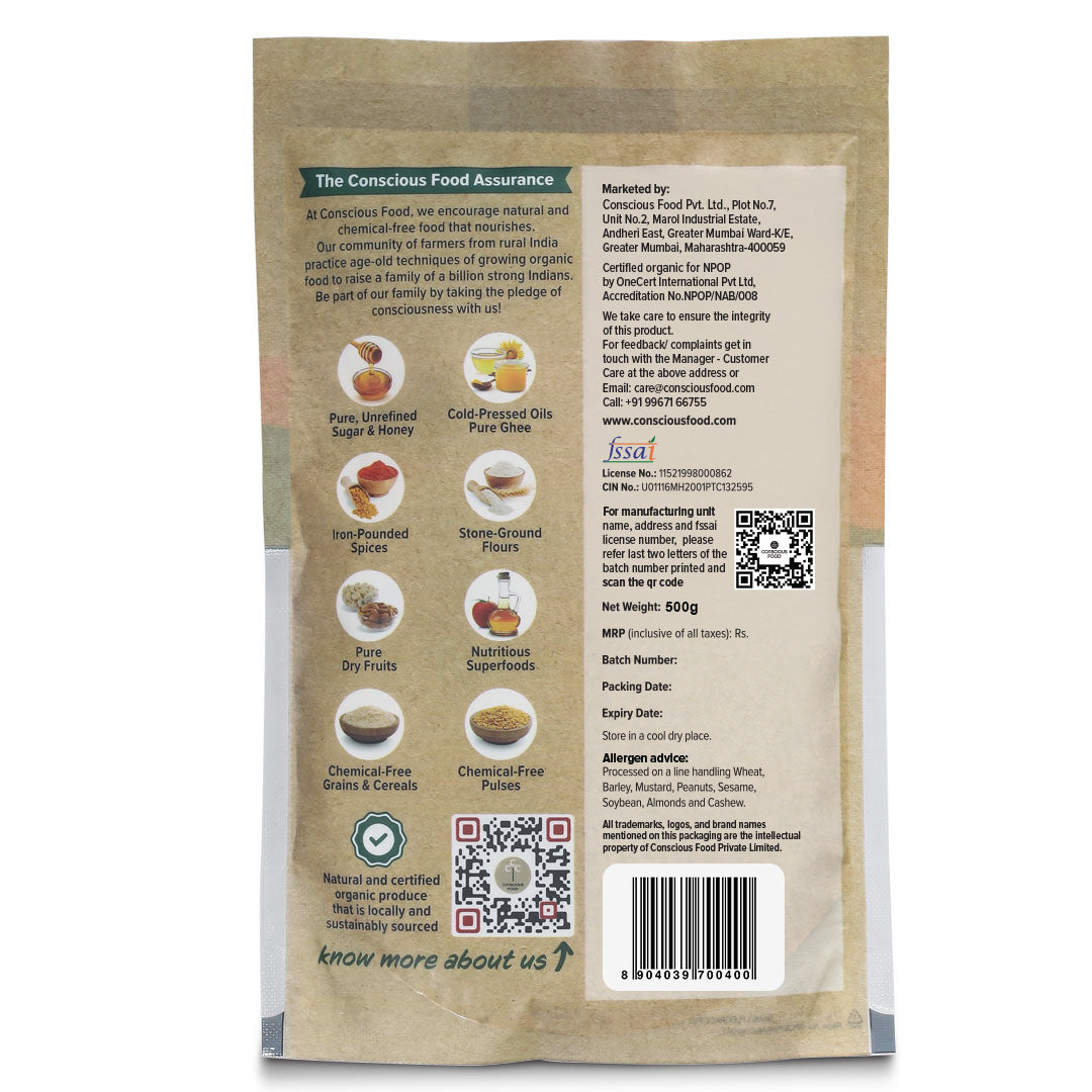 Ragi Atta - Mumbai Only - Conscious Food Pvt Ltd