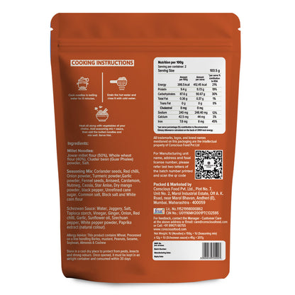 Schezwan Millet Noodles - Conscious Food Pvt Ltd