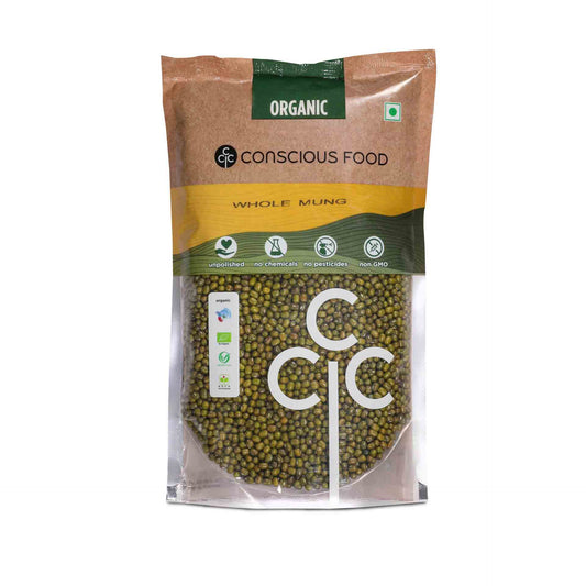 Whole Moong / Green Gram - Conscious Food Pvt Ltd