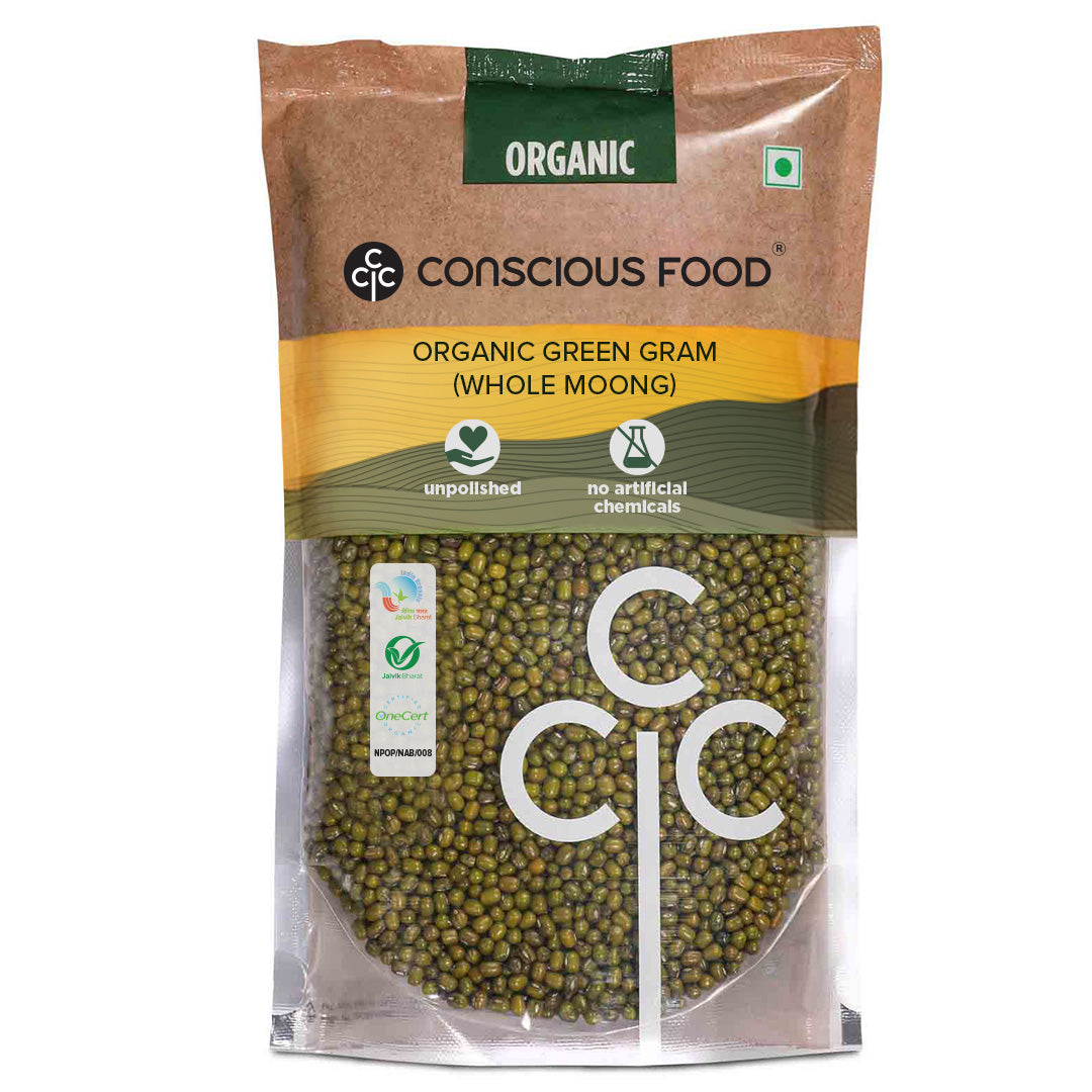 Whole Moong / Green Gram - Conscious Food Pvt Ltd