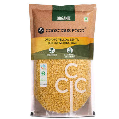 Moong Dal / Yellow Lentil - Conscious Food Pvt Ltd