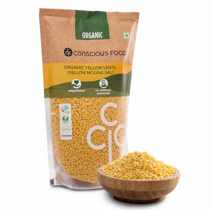 Moong Dal / Yellow Lentil - Conscious Food Pvt Ltd