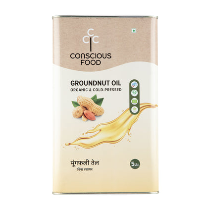 Peanut/Groundnut Oil - Conscious Food Pvt Ltd