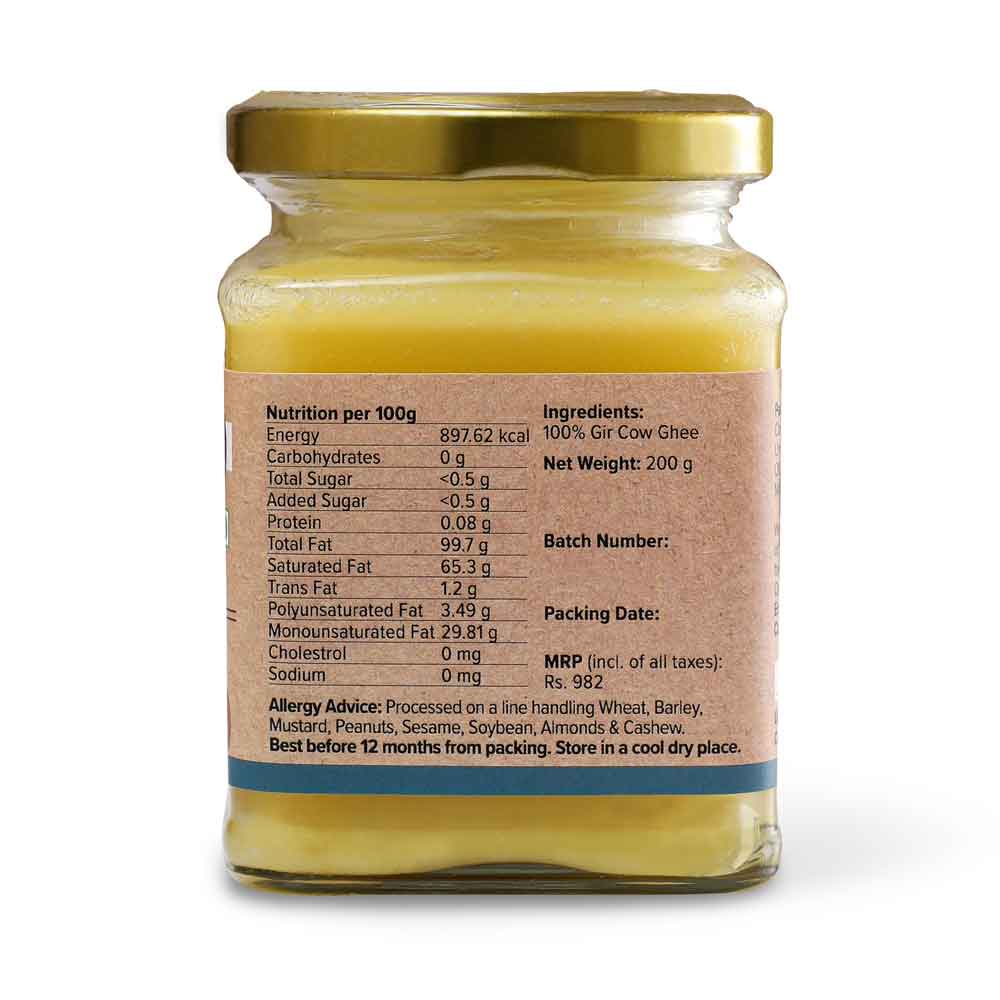 A2 Gir Cow Ghee - Conscious Food Pvt Ltd